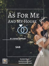 As For Me And My House SAB choral sheet music cover